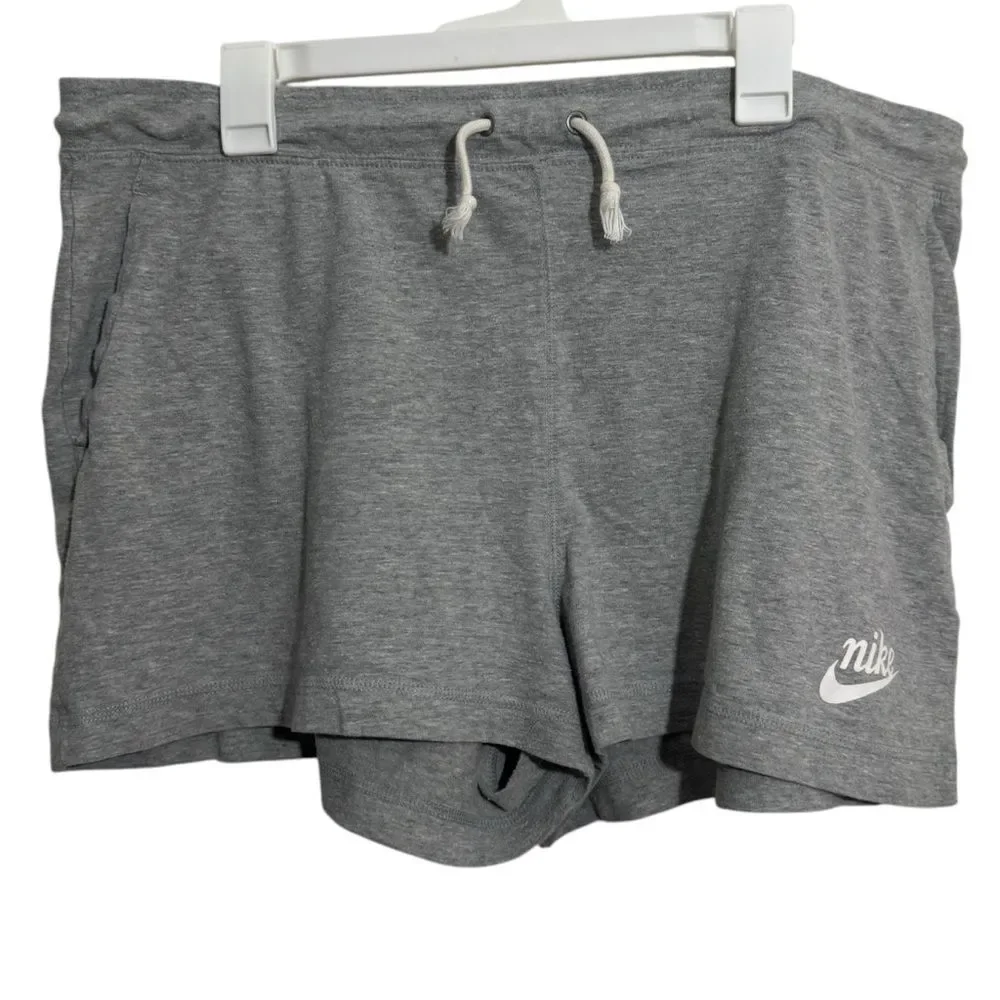 Nike Grey Casual Athletic Sweat Shorts